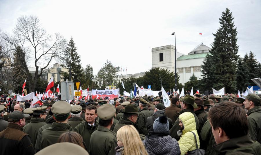Wiec dla rządu