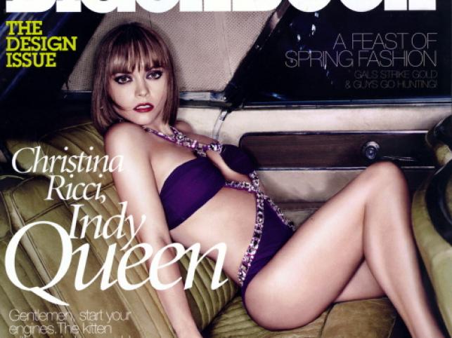 Christina Ricci, "BlackBook" z maja