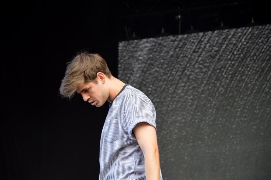 Taco Hemingway podczas koncertu na Orange Warsaw Festival. 2 czerwca 2018