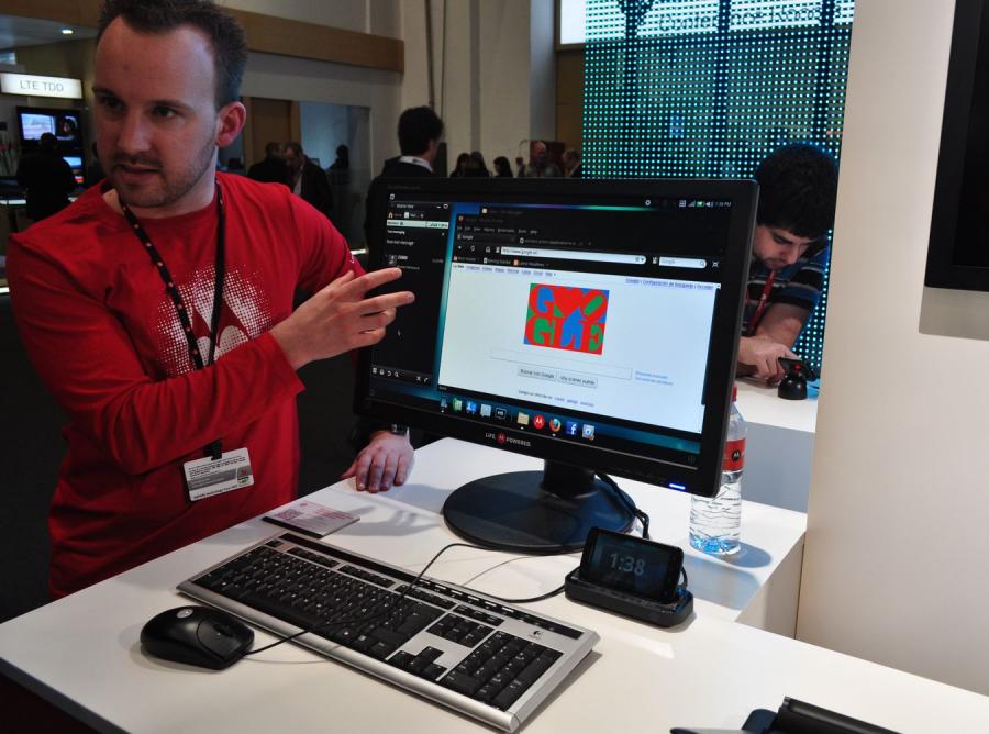 Motorola Atrix jako domowy komputer