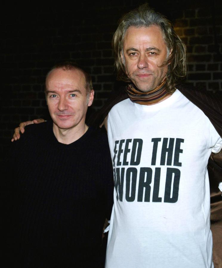 5. "Do They Know It's Christmas?" – Band Aid (na zdjęciu Bob Geldof i Midge Ure)
