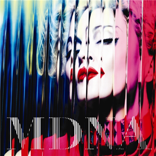 Madonna na okładce albumu "MDNA" (2012)