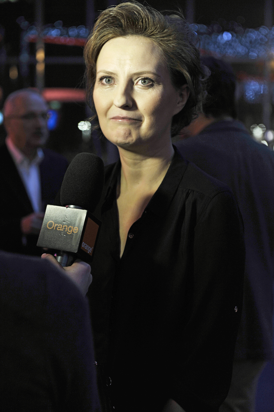 Izabela Kuna na premierze "Drogówki"