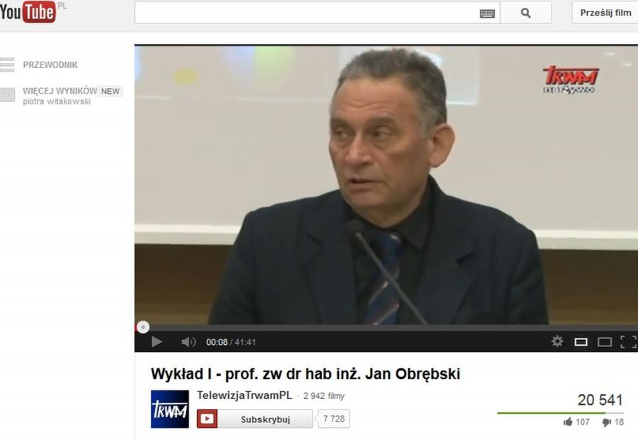 Prof. Jan Obrębski