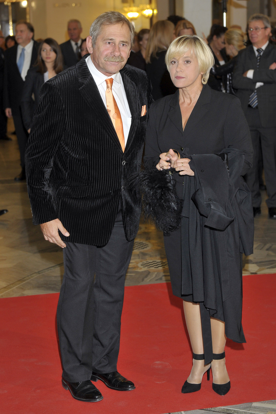 Andrzej Strzelecki i Joanna Pałucka na premierze filmu "Wałęsa: Człowiek z nadziei"