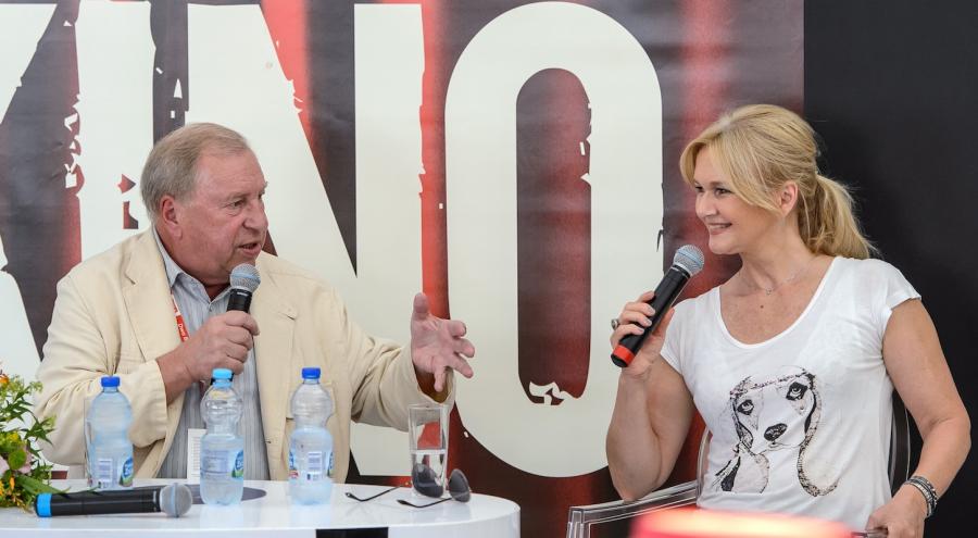 Jerzy Stuhr i Grażyna Torbicka na Festiwalu Filmu i Sztuki Dwa Brzegi