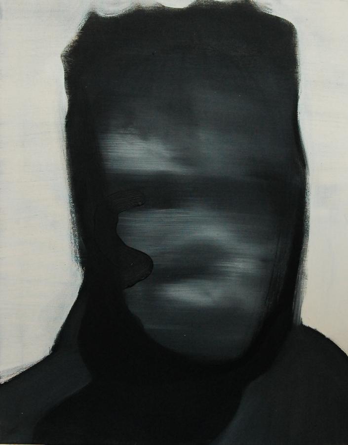 "Szkice do portretu 2", Cezary Bednarczyk, olej na płótnie, 50x40 cm