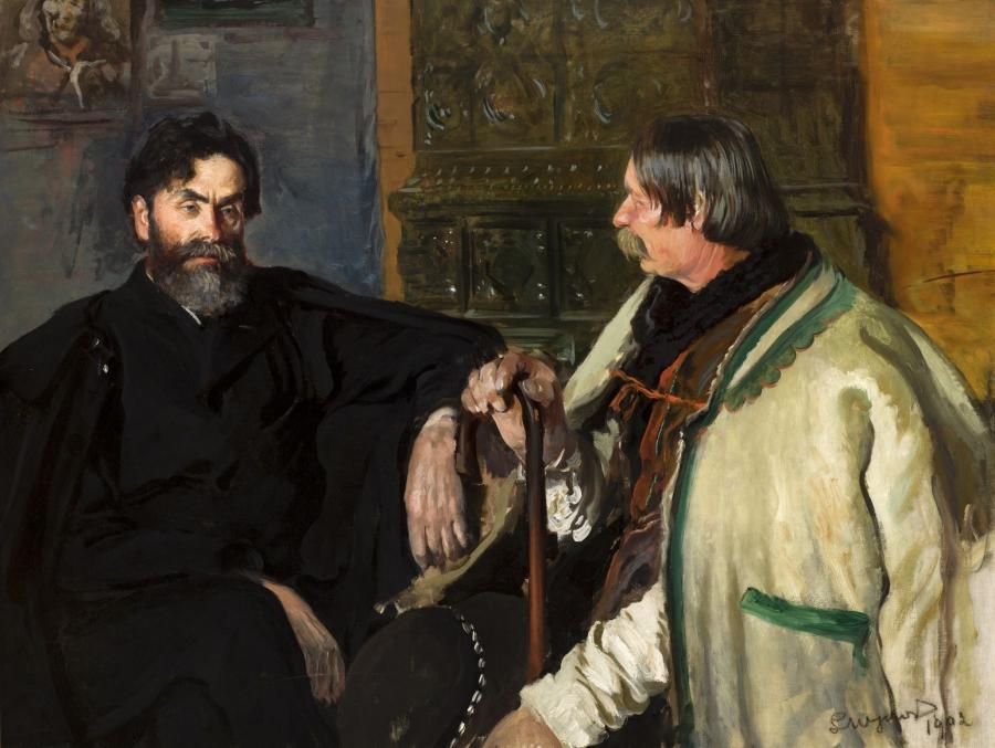 Leon Wyczółkowski - Stanisław Witkiewicz z Wojciechem Rojem