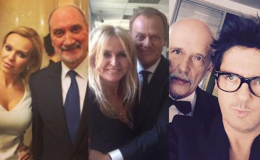 Doda, Antoni Macierewicz, Monika Olejnik, Donald Tusk, Janusz Korwin-Mikke, Kuba Wojewódzki