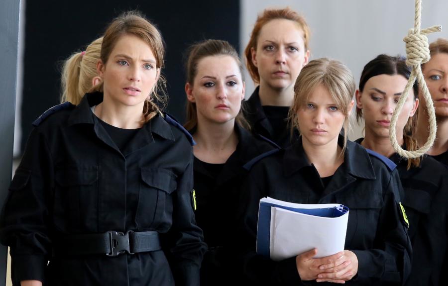 Policjantki Anna Dereszowska i Joanna Kulig