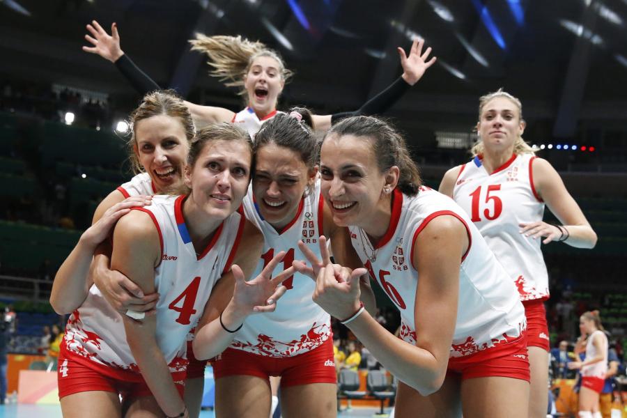 Piłka Ręczna Na Letnich Igrzyskach Olimpijskich Zdjęcia: Piękne siatkarki z Serbii zagrają o złoto. W finale igrzysk